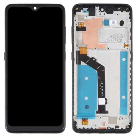 Nokia 7.2 screen with frame