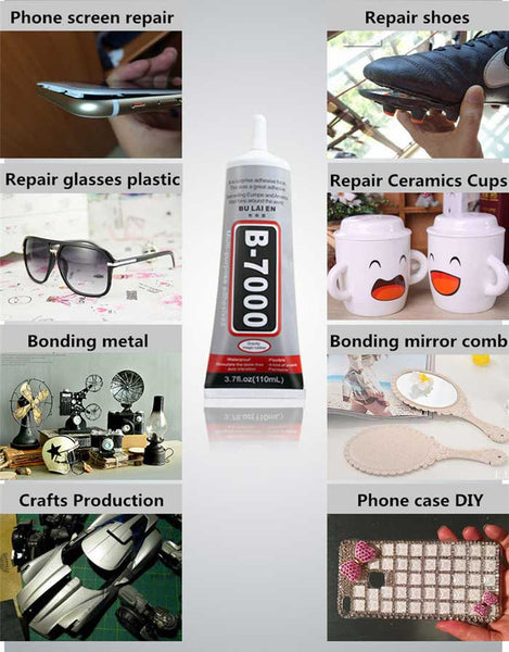 B-7000 Glue for Bonding Mobile Phone, 3PCS 110ml Super Adhesive