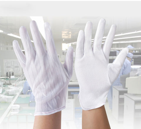 Anti-Static Non-Slip Double-Sided Gloves for Electronic Work -10 Pairs