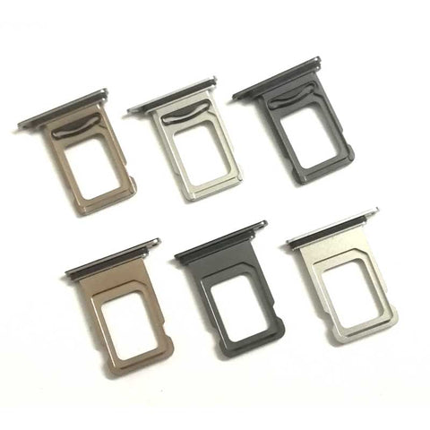 iPhone XS Max Dual SIM Tray Silver | myFixParts.com