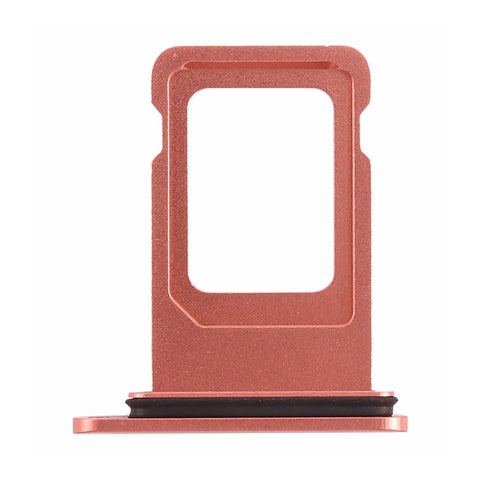 OEM Double SIM Tray with Rubber Ring for iPhone XR -Rose Gold