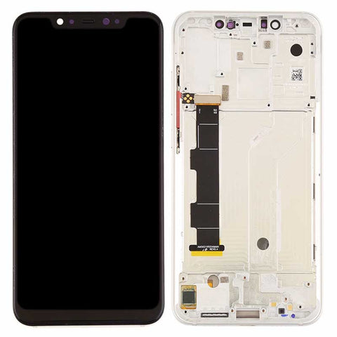 Xiaomi Mi 8 Screen Assembly with Frame Silver | myFixParts.com