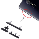 Power Button + Volume Button for OnePlus 6 - Glossy Black