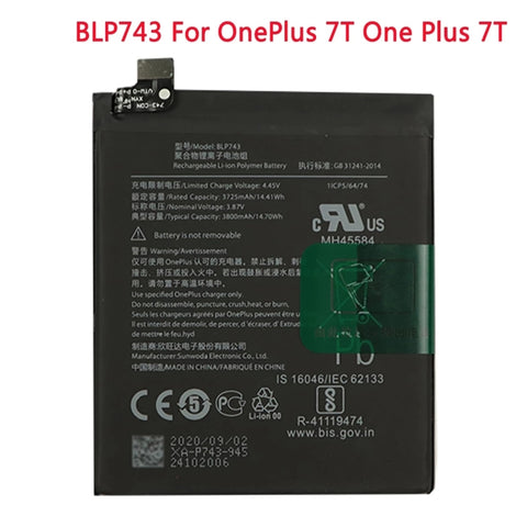 Battery Replacement for OnePlus 7T
