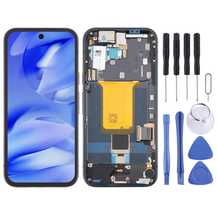 For Google Pixel 9a LCD Screen Digitizer Assembly with Frame