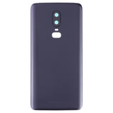 For OnePlus 6 Battery Back Cover with Camera Lens - Matte Black