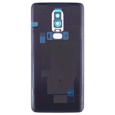 For OnePlus 6 Battery Back Cover with Camera Lens - Matte Black