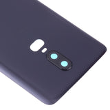 For OnePlus 6 Battery Back Cover with Camera Lens - Matte Black