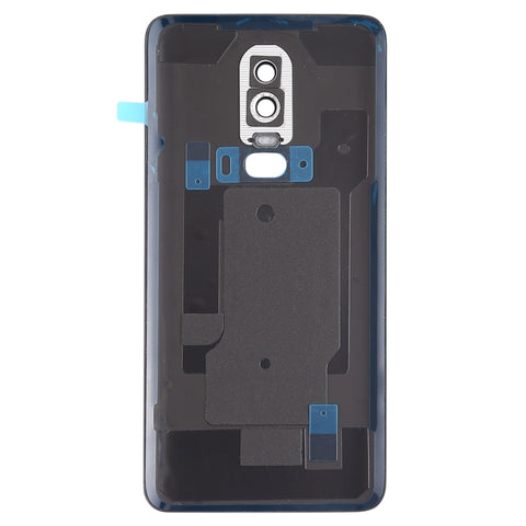 For OnePlus 6 Battery Back Cover with Camera Lens - Glossy Black