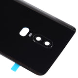 For OnePlus 6 Battery Back Cover with Camera Lens - Glossy Black