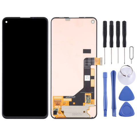 AMOLED LCD Screen and Digitizer Full Assembly for Google Pixel 5a