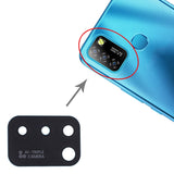 For Infinix Hot 10 Lite X657B Back Camera Lens - 10 Pcs