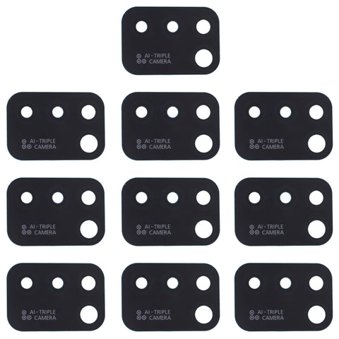 For Infinix Hot 10 Lite X657B Back Camera Lens - 10 Pcs