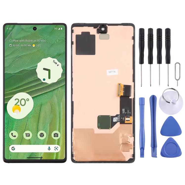 Google Pixel 7 LCD Screen Digitizer Assembly with Bezel