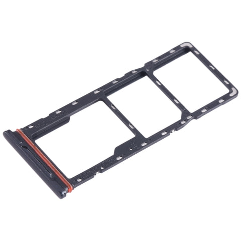 For Infinix Hot 10i X659B SIM Card Tray - Black