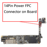 OEM 14pin Power Button FPC Connector on Board for iPhone 8 8Plus
