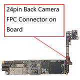 OEM 24pin Back Camera FPC Connector on Board for iPhone 8 8Plus