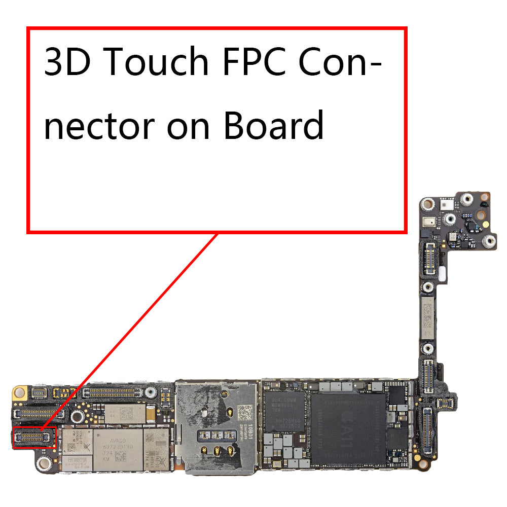 OEM 24pin 3D Touch FPC Connector on Board for iPhone 8 8Plus