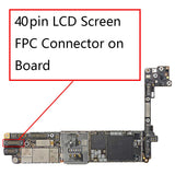 iPhone 8 LCD Screen FPC Connector on Board 40Pin | myFixParts.com