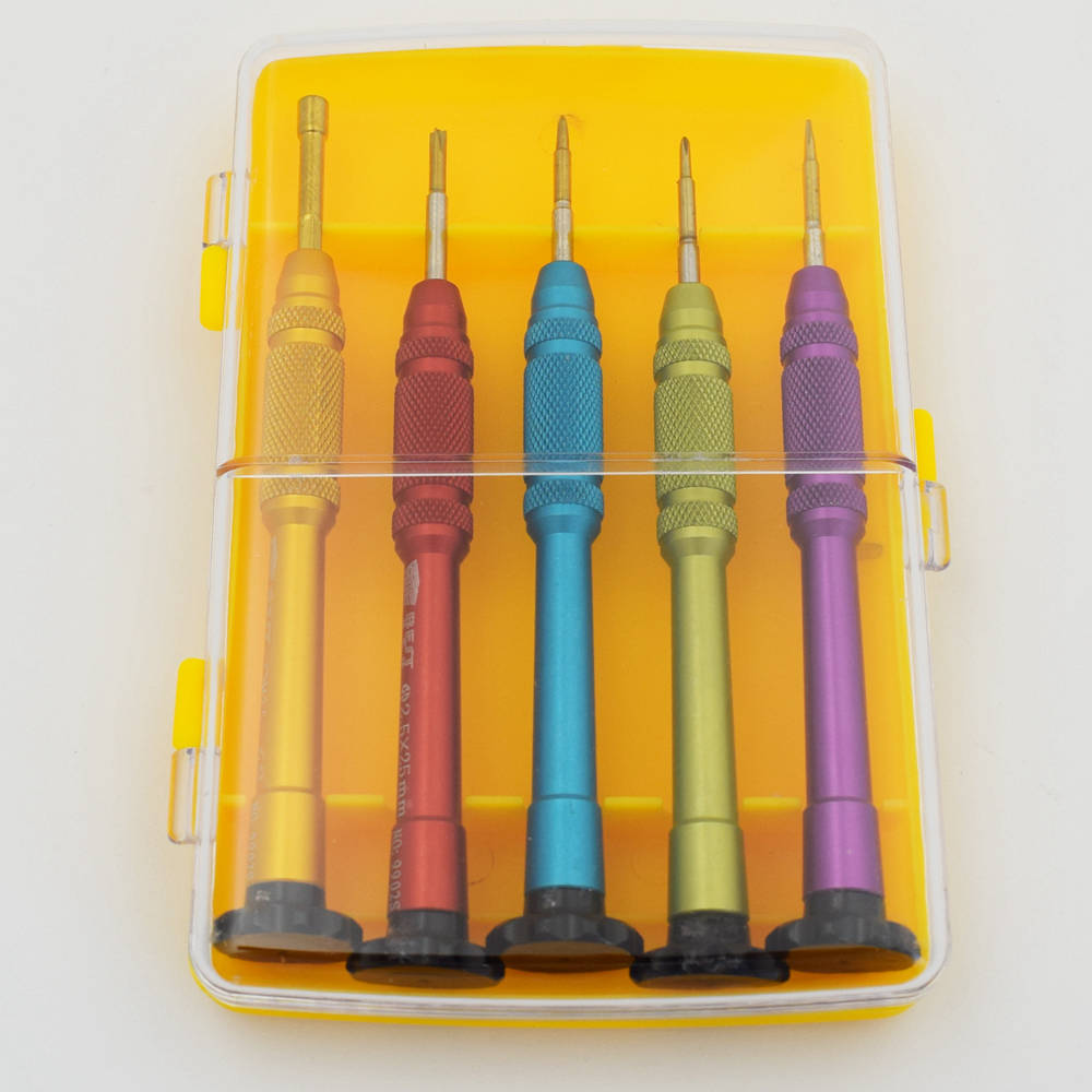 BST-9902S 5-in-1 Chrome-vanadium Screwdrivers for Opening All iPhone and iPad Series