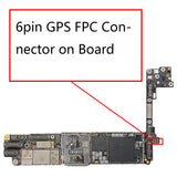 OEM 6pin GPS FPC Connector on Board for iPhone 8 8Plus