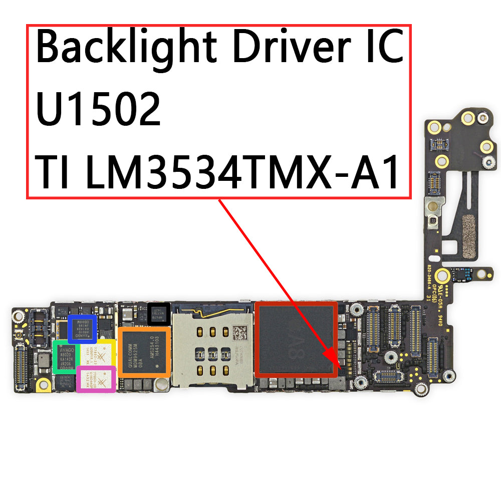 OEM Backlight Driver IC U1502 12Pin for iPhone 6 6Plus