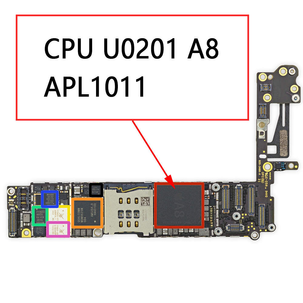 OEM A8 CPU U0201 APL1011 for iPhone 6 6Plus