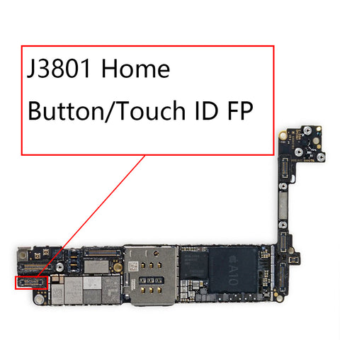 OEM J3801 24Pin Home Button FPC Connector for iPhone 7