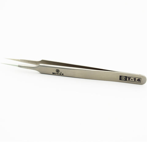 Precision Stainless Steel Tweezers Standard WT-14