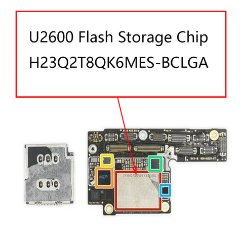 iPhone XS XS Max U2600 Flash Chip EMMC | myFixParts.com