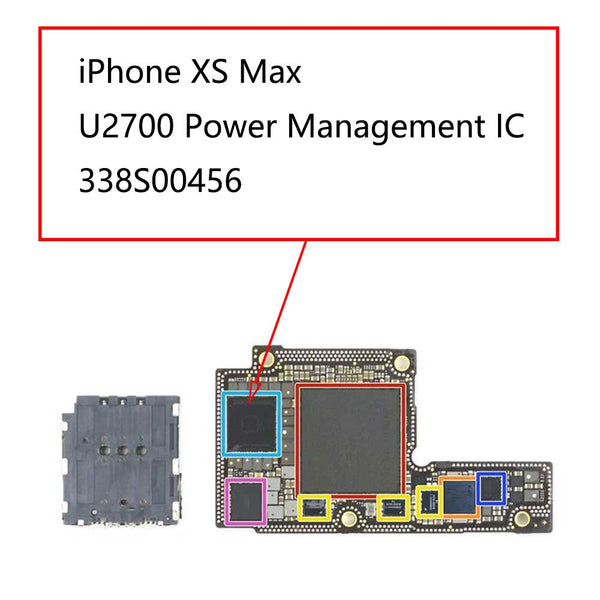iPhone XS Max U2700 Power Management IC 338S00456 | myFixParts.com ...