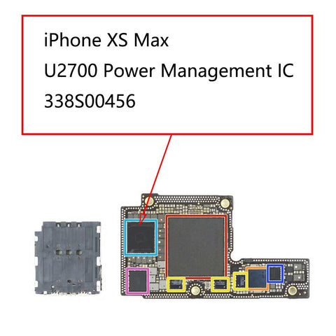 iPhone XS Max U2700 Power Management IC 338S00456 | myFixParts.com