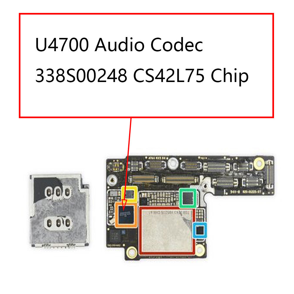 iPhone XS XS Max U4700 Audio IC 338S00248 | myFixParts.com