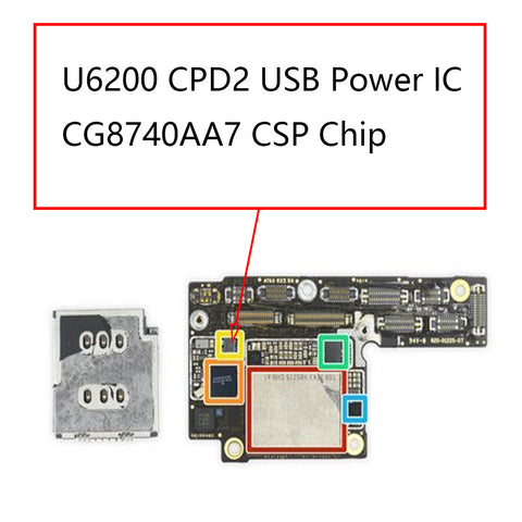 iPhone XS XS Max U6200 CPD2 USB IC CG8740AA7 | myFixParts.com