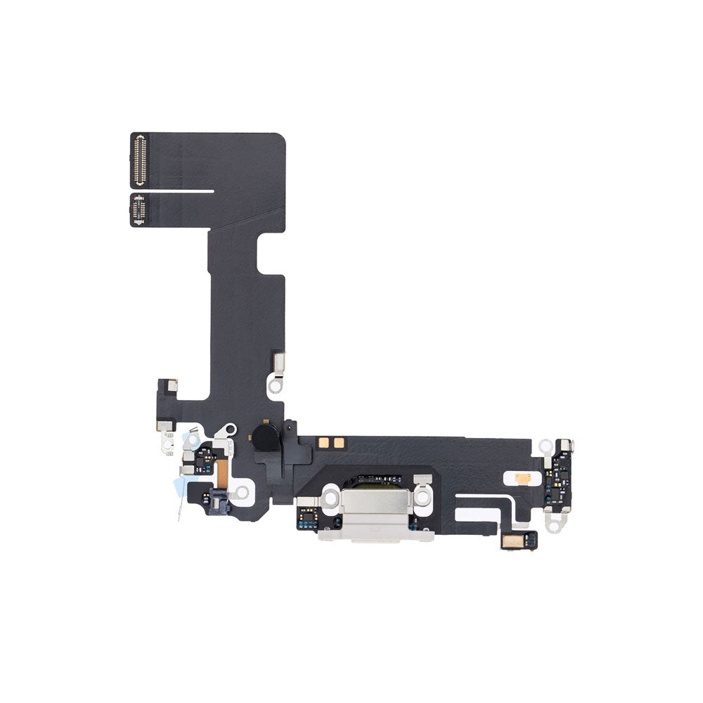 Dock Charging Port Flex Cable for iPhone 13 White | myFixParts.com