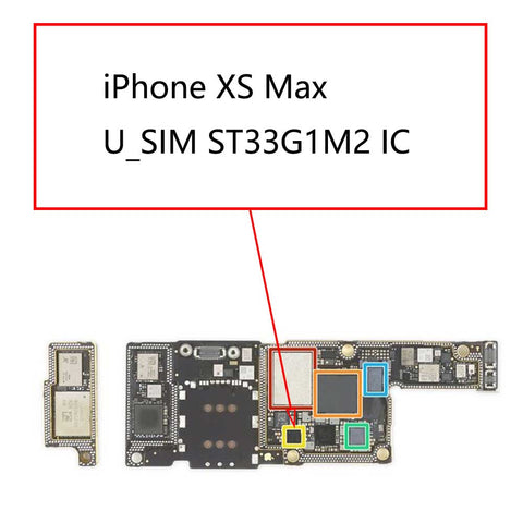 iPhone XS Max U_SIM ST33G1M2 IC | myFixParts.com