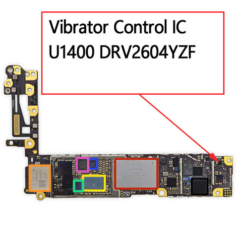 OEM Vibrator Control IC U1400 DRV2604YZF for iPhone 6 6Plus