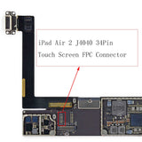 OEM 34pin Touch Screen FPC Connector J4040 on Board for iPad Air 2