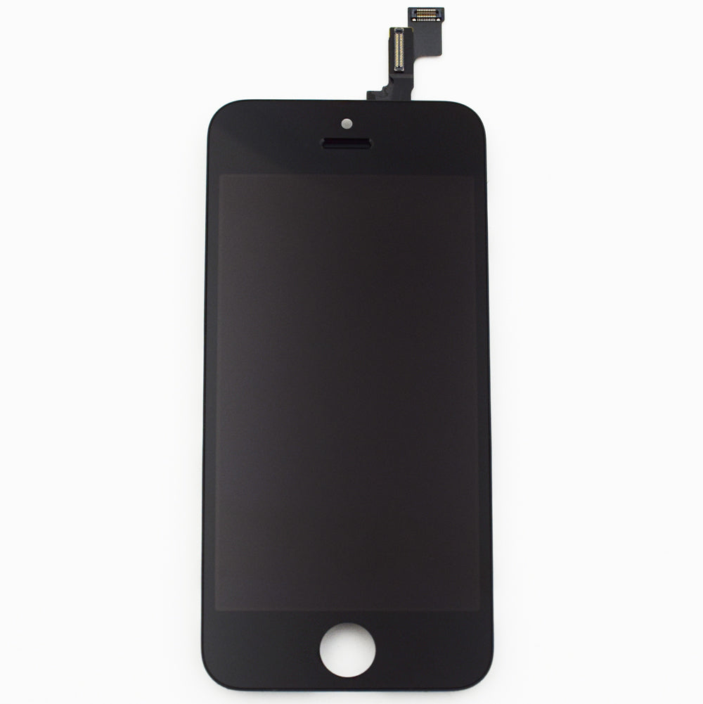 Aftermarket LCD Screen and Digitizer Assembly with Bezel for iPhone 5S -Black