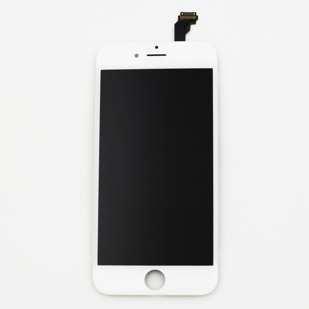 Aftermarket LCD Screen and Digitizer Assembly with Bezel for iPhone 6 -White