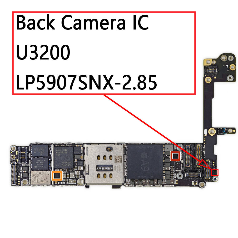 OEM Back Camera IC U3200 LP5907SNX-2.85 for iPhone 6S / 6S Plus