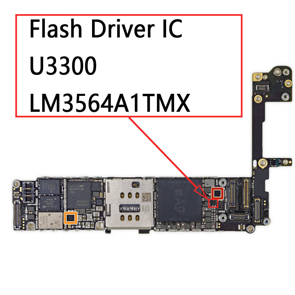 OEM Flash Driver IC U3300 LM3564A1TMX for iPhone 6S / 6S Plus