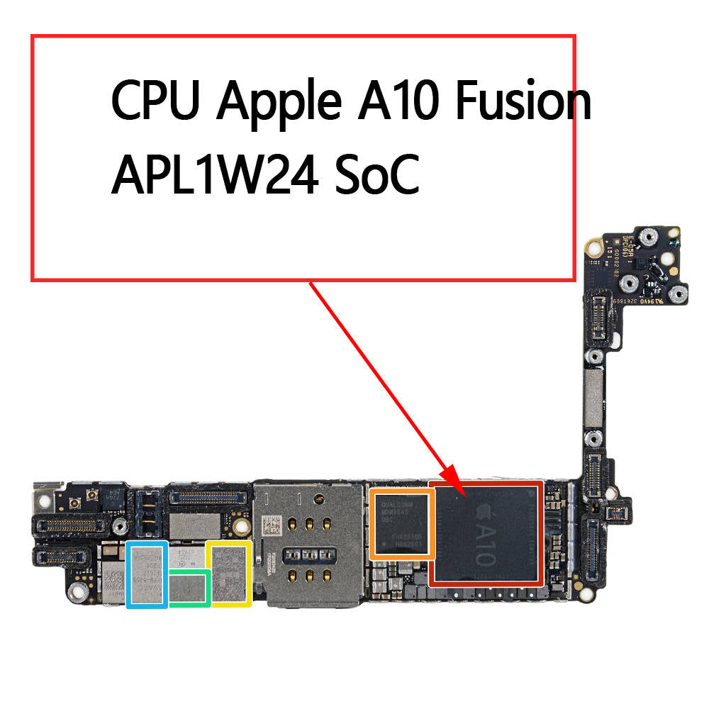 OEM CPU Cover A10 APL1W24 for iPhone 7