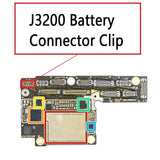 iPhone Xs XS Max Battery Connector Clip J3200 | myFixPats.com