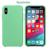 Slim Soft Liquid Silicone Case Spearmiut for iPhone XS Max | myFixParts.com