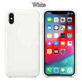 Slim Soft Liquid Silicone Case White for iPhone XS Max | myFixParts.com