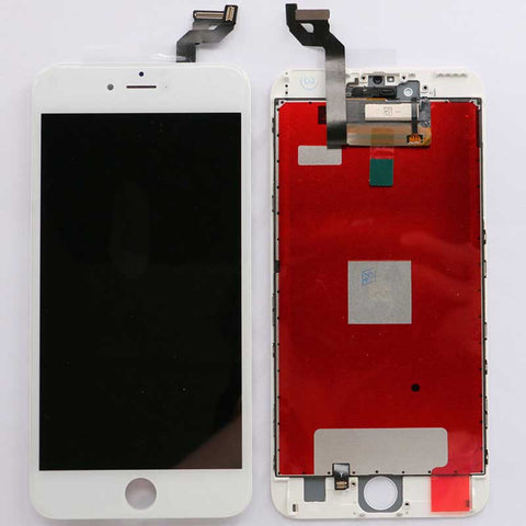 iPhone 6S Plus Screen Assembly with Bezel White | myFixParts.com