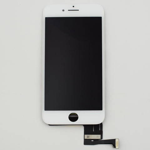 Aftermarket LCD Screen and Digitizer Assembly with Bezel for iPhone 7 -White