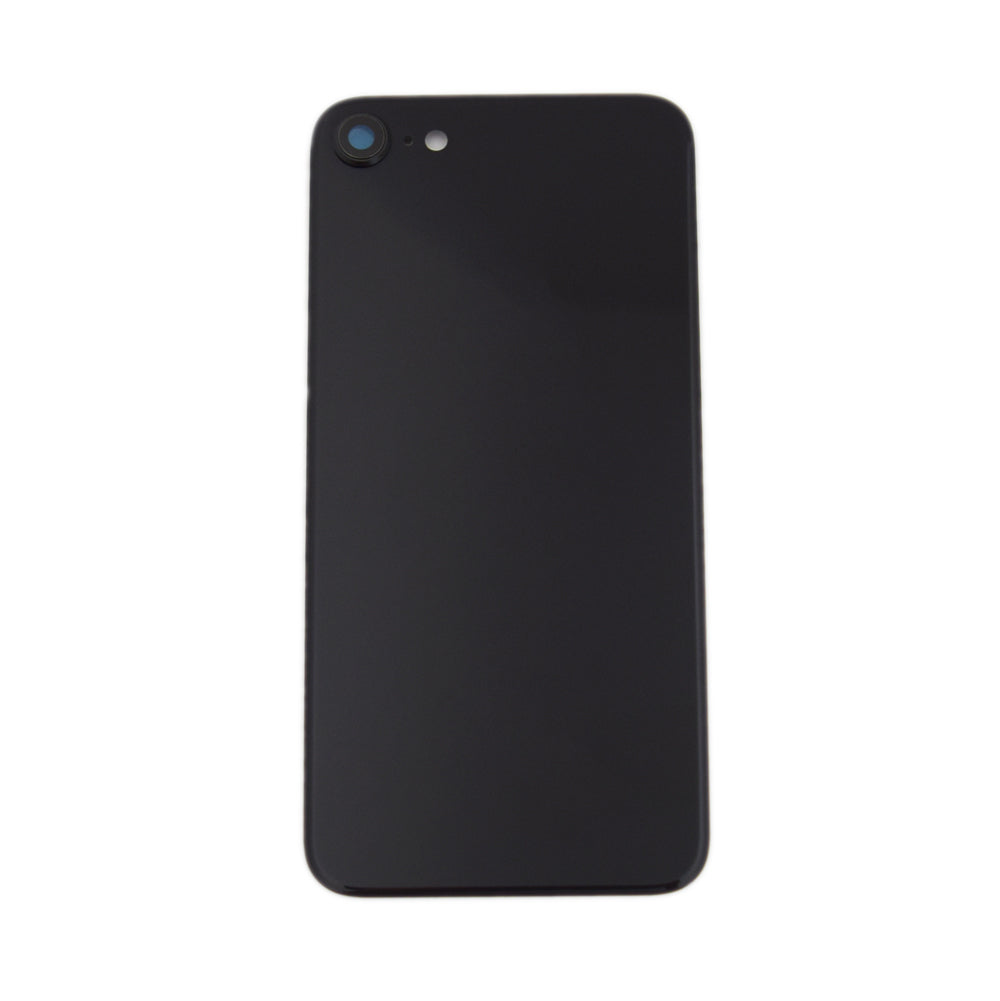 OEM Back Glass Cover with Camera Lens for iPhone 8 -Black
