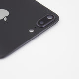 OEM Back Glass Cover with Camera Lens for iPhone 8 Plus -Black